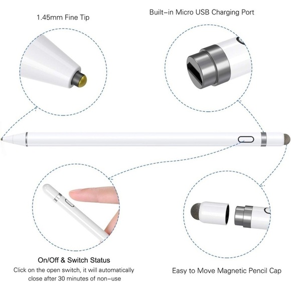 Stylus Pen Compatible With iOS & Android Touch Screens - Picture 4 of 6